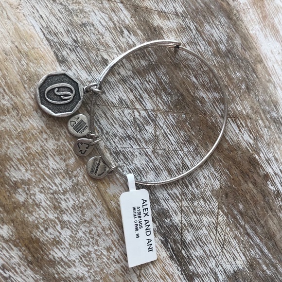 ALEX AND ANI ADJUSTABLE INITIAL BRACELETS - Picture 2 of 6